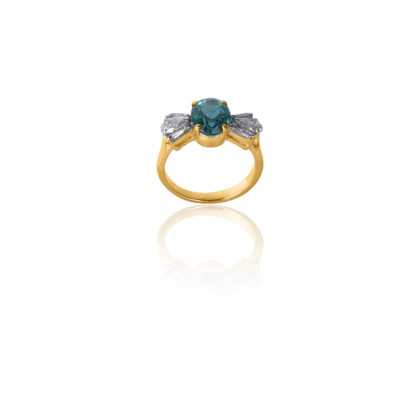 18-karat Gold Emerald and Diamond Rings