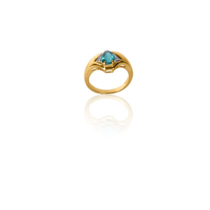 18-karat Gold Emerlad and Diamond Rings