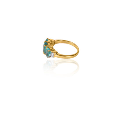 18-karat Gold Emerald and Diamond Rings