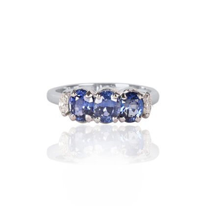 18-karat gold Sapphire and Diamond Rings