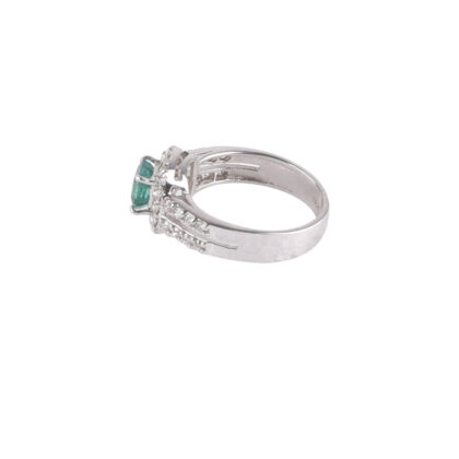 18-karat Gold Emerald and Diamond Rings