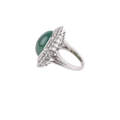 18-karat Gold Emerald and Diamond Rings